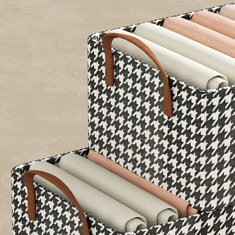 Wholesale Dust-proof and Moisture-proof Non-woven Fabric Bird Grid Steel Frame Storage Box